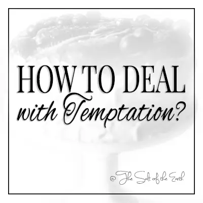 image cake with article title how to deal with temptation?