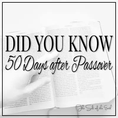 image bible with title did you know 50 days after passover