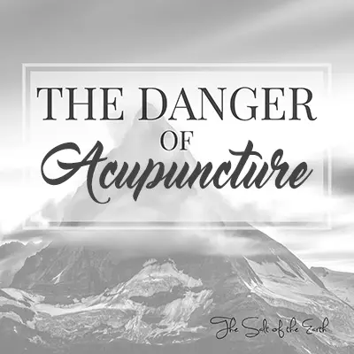 image of mountain and title the danger of acupuncture