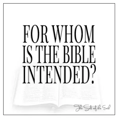 image bible with blog title for whom is the Bible intended