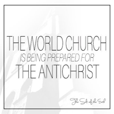 The world church is being prepared for the antichrist