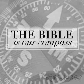 image compass with blog title the bible is our compass