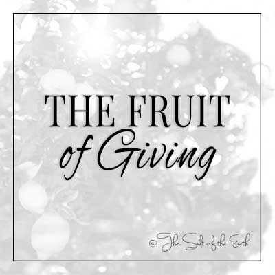 image lemon tree with title article the fruit of giving